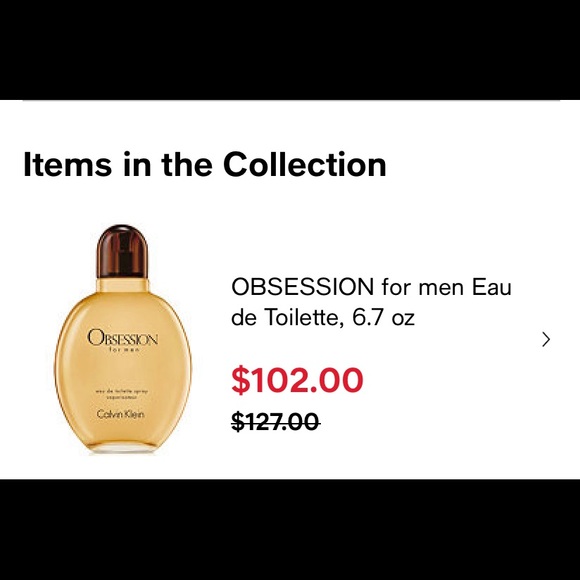 OBSESSION for men by Calvin Klein 6.7oz. - Picture 5 of 5